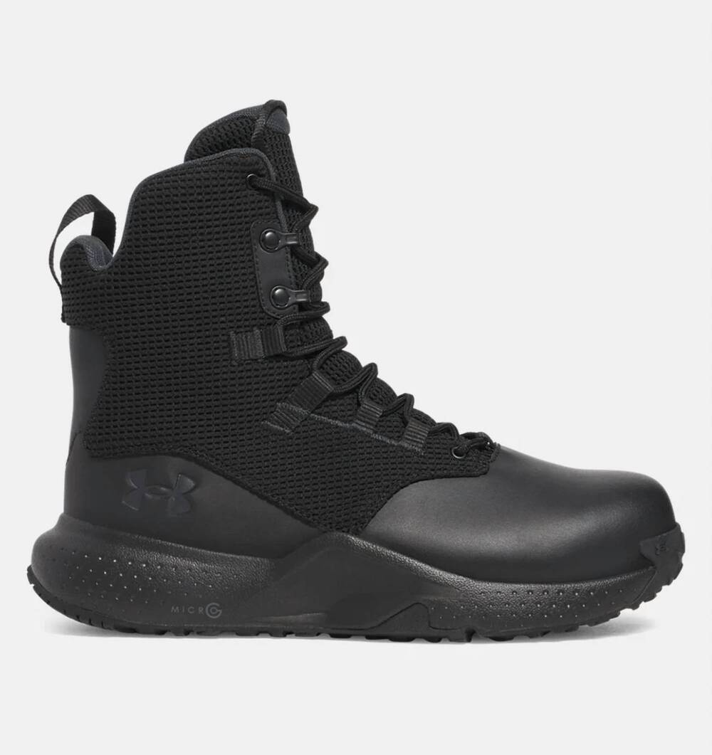 NEW UNDER ARMOUR men's micro g stellar tactical boots in black